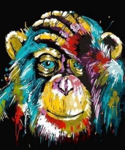 colourful animals - Paint by numbers - DiamondByNumbers - Diamond Painting  art