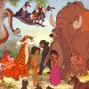 Mowgli And Many Animals paint by numbers