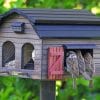 Wooden House For Birds paint by numbers