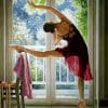 Ballerina On Balcony paint by numbers