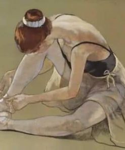Ballerina Resting paint by numbers