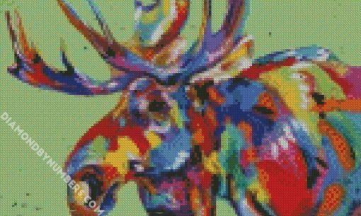 Bully Moose Animals diamond paintings