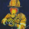 Fire fighter diamond paintings