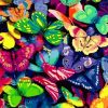 Colorful Butterflies Paint by numbers