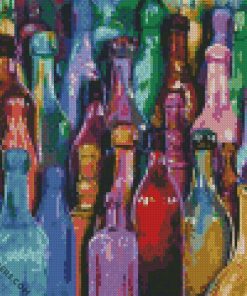aesthehtic colorful bottles Pablo Picasso Diamond Painting