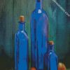 aesthetic Blue bottles diamond paintings