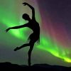 Ballerina Silhouette Dance paint by numbers