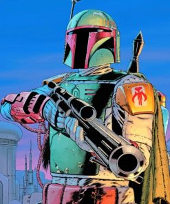 Boba Fett paint by numbers
