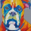 boxer dog pop art diamond paintings