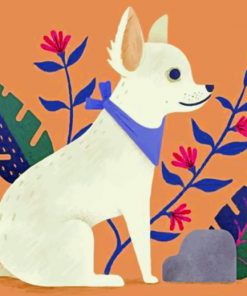 Chihuahua Illustration Paint
