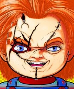Chucky paint by numbers