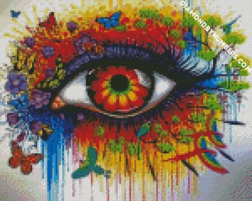 colorful eyes diamond paintings