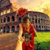 Follow Me To Colosseum Italy paint by number