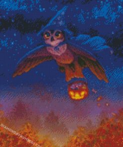 halloween owl diamond paintings