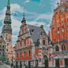 house of the blackheads in riga diamond paintings