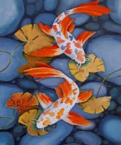 Koi Fish Art paint by numbers