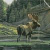 moose river diamond painting