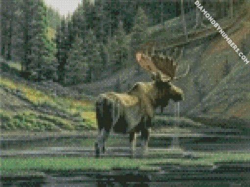 moose river diamond painting