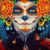 Skull Woman paint by numbers