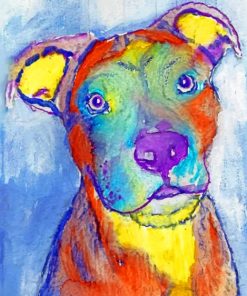 Staffy Paint by numbers
