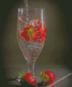 strawberries diamond painting