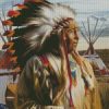 American Indian Man diamond paintings