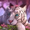 Fantasy White Tiger Paint by numbers
