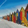 Colorful Cape Town Beach diamond painting