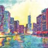 Colorful Chicago Paint by numbers