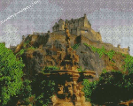 Edinburgh Castle Mountain diamond paintings