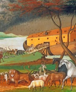 Edward Hicks American Noah Ark Paint by numbers