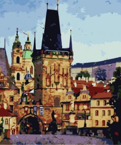 Arch bridge In Prague Paint by numbers