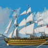 HMS victory ship diamond painting