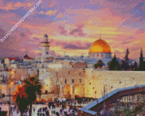 Jerusalem mosque diamond paintings