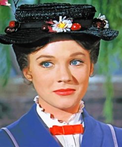 Mary Poppins Julie Andrews Paint by numbers