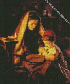 Mother And Child Prayer diamond paintings