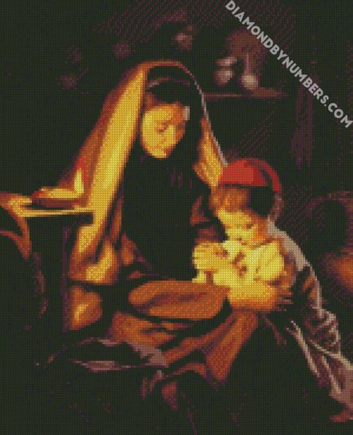 Mother And Child Prayer diamond paintings