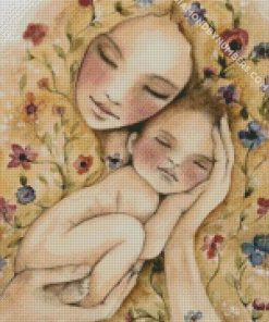 Mother and Baby diamond paintings