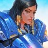 Pharah Overwatch Paint by numbers