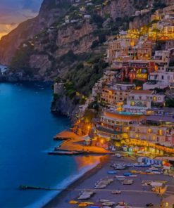 Positano Amalfi Coast Italy Paint by numbers