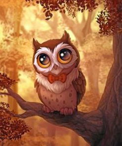 Adorable Owl Paint by numbers