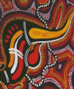 aesthetic abstract Aboriginal Australian art Diamond Painting