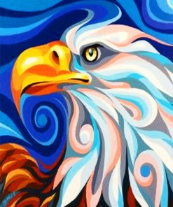 Aesthetic Eagle paint by numbers