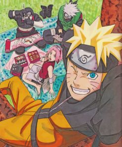 Aesthetic Naruto paint by numbers