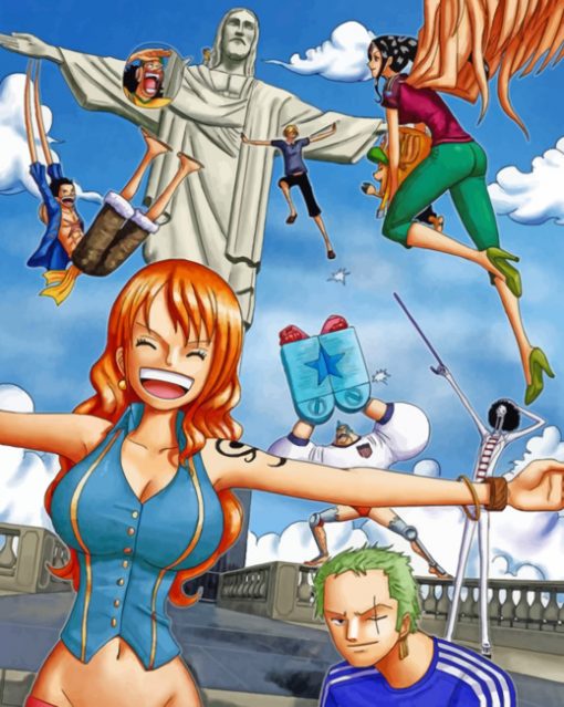 Aesthetic One Piece Paint by numbers