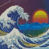 aesthetic the great wave diamond painting
