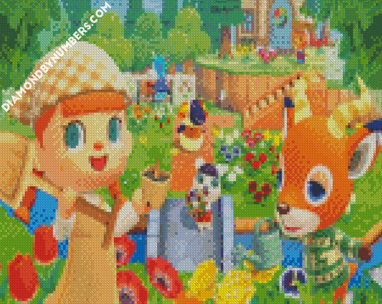 Animal Crossing New Horizons - Diamond Painting - DiamondByNumbers - Diamond  Painting art