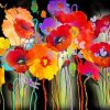 Artistic Poppies Paint by numbers