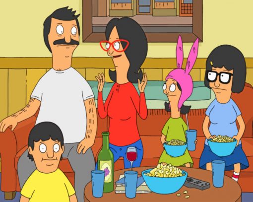 Bob's Burgers Family Piant by numbers