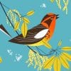Bird By Charley Harper Paint by numbers
